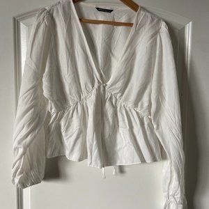 NWOT Shein White Blouse